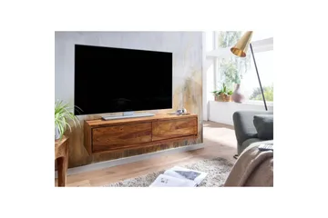 Matala kaappi Wohnling Täyspuinen roikkuva kahdella laatikolla maalaistyylinen - Huonekalut - TV- & Mediakalusteet - Tv taso & Mediataso