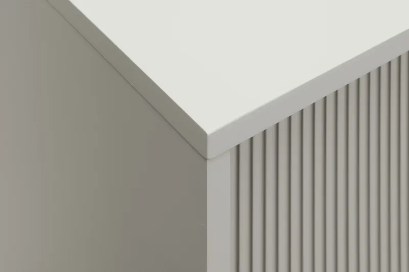 Matterhorn Kapea tv-taso säilytystilalla 40 cm syvä 157 cm leveä 58 cm korkea - Beige - Huonekalut - TV- & Mediakalusteet - Tv taso & Mediataso