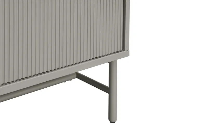 Matterhorn Kapea tv-taso säilytystilalla 40 cm syvä 157 cm leveä 58 cm korkea - Beige - Huonekalut - TV- & Mediakalusteet - Tv taso & Mediataso