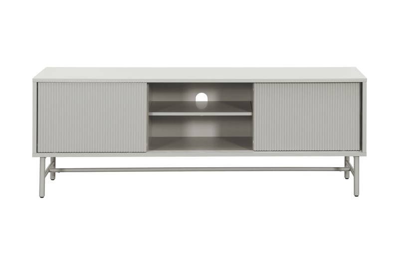 Matterhorn Kapea tv-taso säilytystilalla 40 cm syvä 157 cm leveä 58 cm korkea - Beige - Huonekalut - TV- & Mediakalusteet - Tv taso & Mediataso