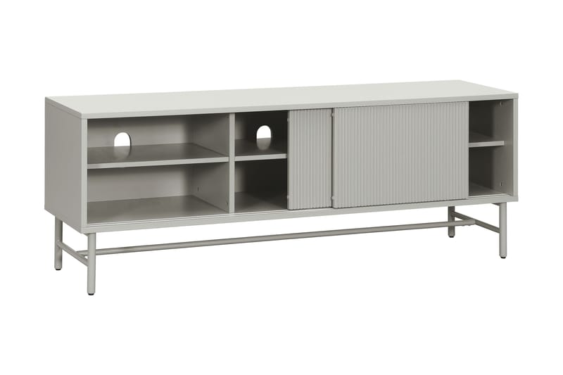 Matterhorn Kapea tv-taso säilytystilalla 40 cm syvä 157 cm leveä 58 cm korkea - Beige - Huonekalut - TV- & Mediakalusteet - Tv taso & Mediataso