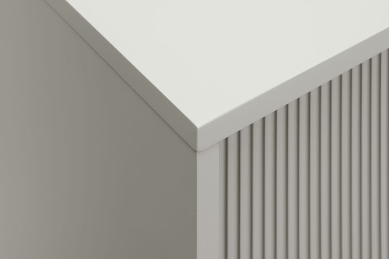 Matterhorn Kapea tv-taso säilytystilalla 40 cm syvä 157 cm leveä 58 cm korkea - Beige - Huonekalut - TV- & Mediakalusteet - Tv taso & Mediataso