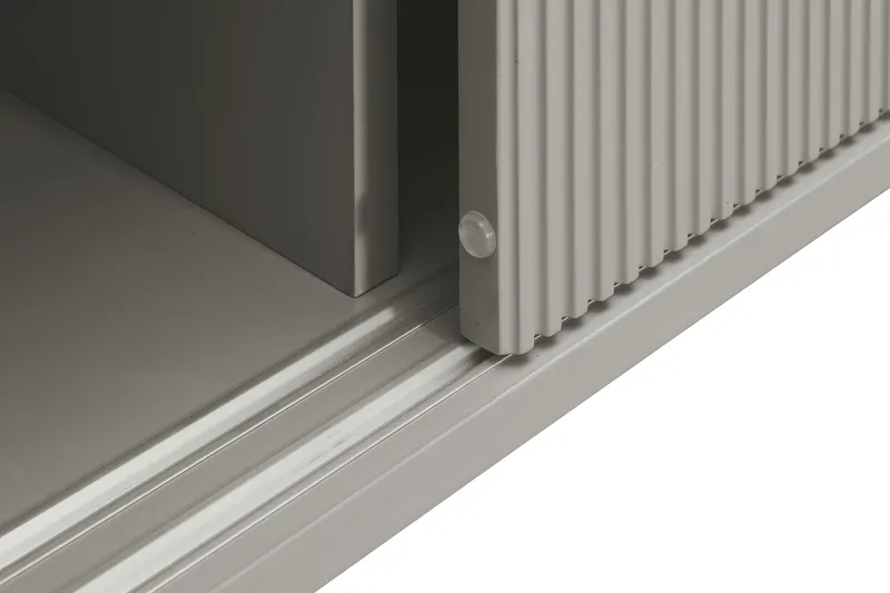 Matterhorn Kapea tv-taso säilytystilalla 40 cm syvä 157 cm leveä 58 cm korkea - Beige - Huonekalut - TV- & Mediakalusteet - Tv taso & Mediataso