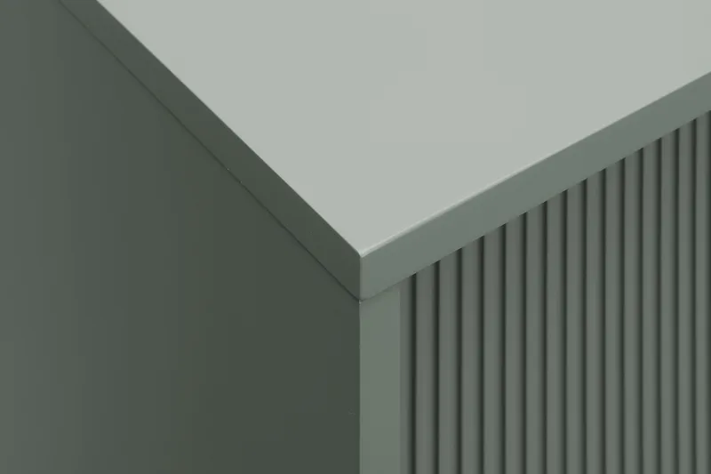 Matterhorn Kapea tv-taso säilytystilalla 40 cm syvä 157 cm leveä 58 cm korkea - Vihreä - Huonekalut - TV- & Mediakalusteet - Tv taso & Mediataso