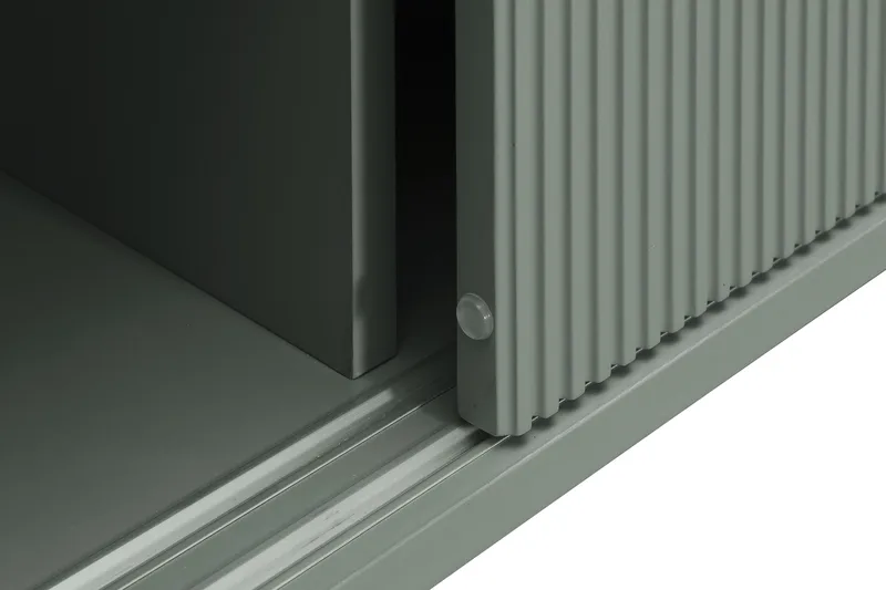 Matterhorn Kapea tv-taso säilytystilalla 40 cm syvä 157 cm leveä 58 cm korkea - Vihreä - Huonekalut - TV- & Mediakalusteet - Tv taso & Mediataso