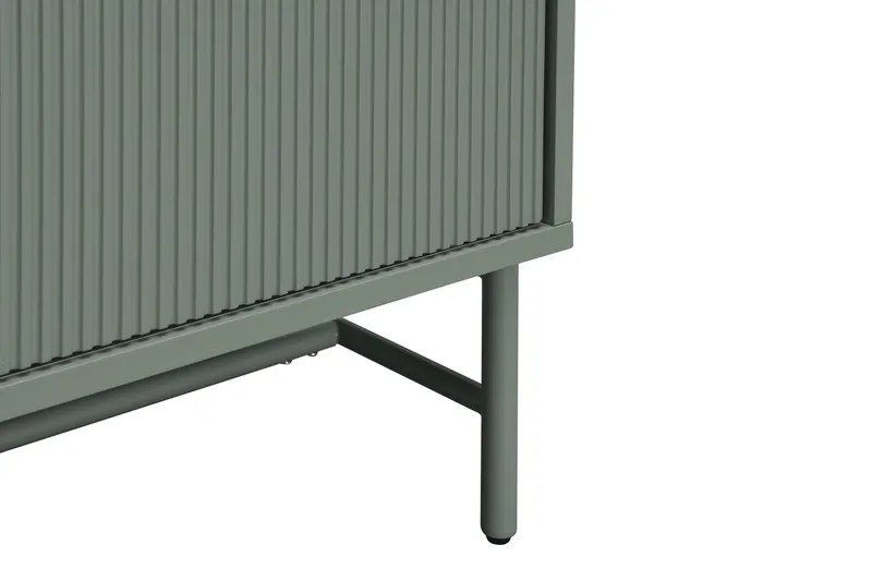 Matterhorn Kapea tv-taso säilytystilalla 40 cm syvä 157 cm leveä 58 cm korkea - Vihreä - Huonekalut - TV- & Mediakalusteet - Tv taso & Mediataso