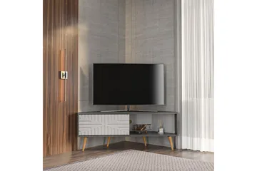 Abbas TV-taso 140 cm - Antrasiitti/Valkoinen - Huonekalut - TV- & Mediakalusteet - Tv taso & Mediataso