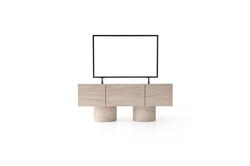Abbas TV-taso 150 cm, Travertiini
