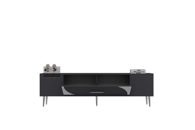 Aldor TV-taso 150 cm - Antrasiitti/Hopea - Huonekalut - TV- & Mediakalusteet - Tv taso & Mediataso