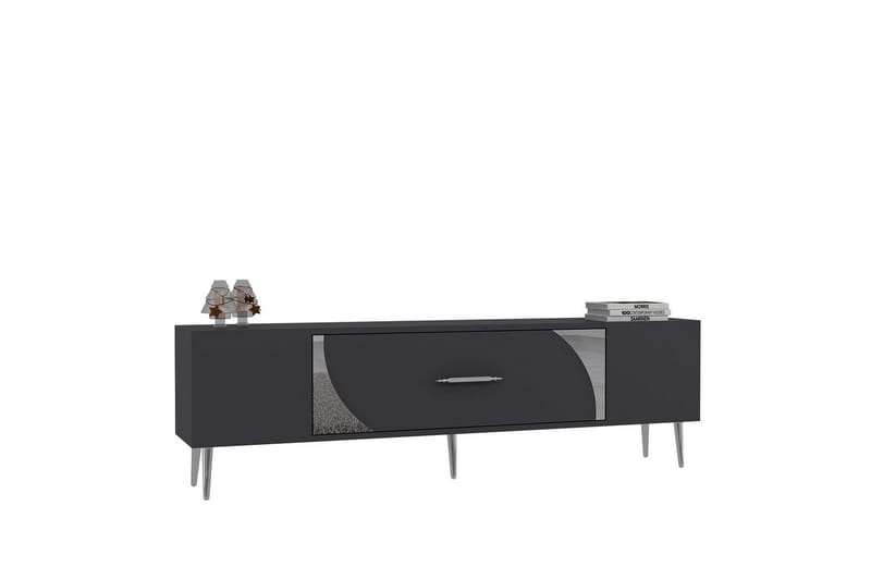 Aldor TV-taso 150 cm - Antrasiitti/Hopea - Huonekalut - TV- & Mediakalusteet - Tv taso & Mediataso