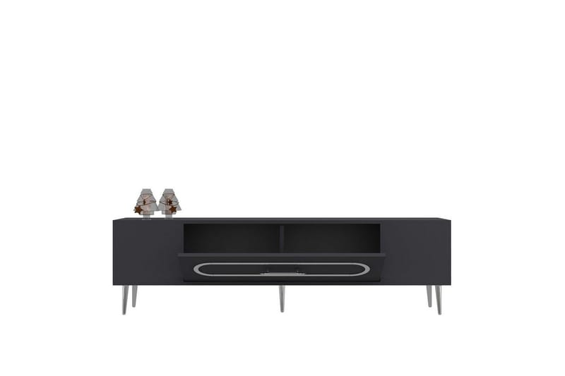 Aldor TV-taso 150 cm - Antrasiitti/Hopea - Huonekalut - TV- & Mediakalusteet - Tv taso & Mediataso