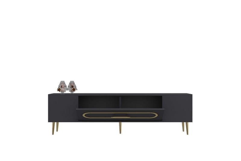 Aldor TV-taso 150 cm - Antrasiitti/Keltainend - Huonekalut - TV- & Mediakalusteet - Tv taso & Mediataso