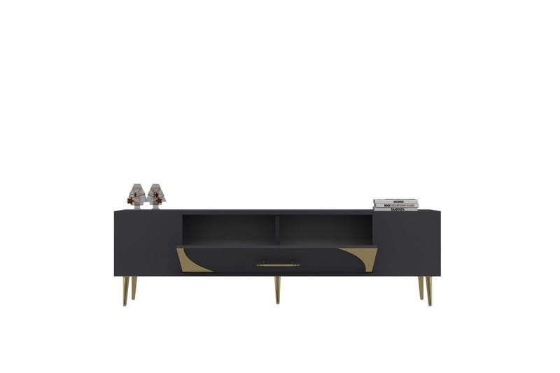Aldor TV-taso 150 cm - Antrasiitti/Keltainend - Huonekalut - TV- & Mediakalusteet - Tv taso & Mediataso