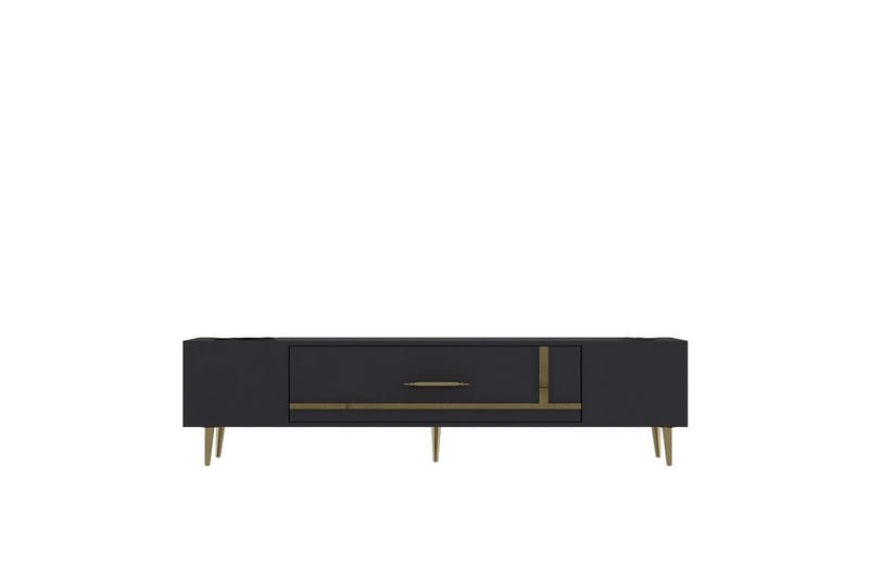 Aldor TV-taso 150 cm - Antrasiitti/Keltainend - Huonekalut - TV- & Mediakalusteet - Tv taso & Mediataso