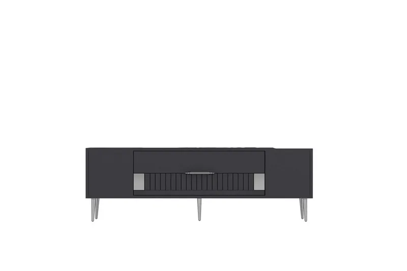 Anira TV-taso 150 cm - Antrasiitti/Hopea - Huonekalut - TV- & Mediakalusteet - Tv taso & Mediataso