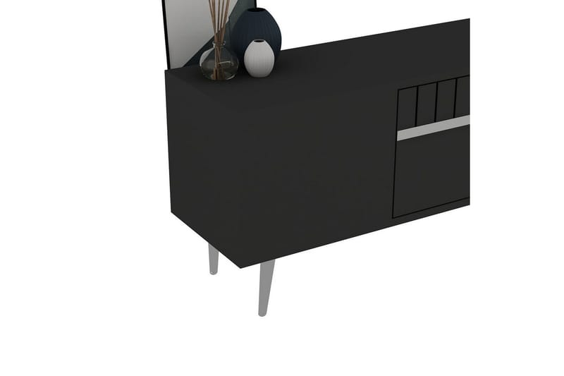Anira TV-taso 150 cm - Antrasiitti/Hopea - Huonekalut - TV- & Mediakalusteet - Tv taso & Mediataso