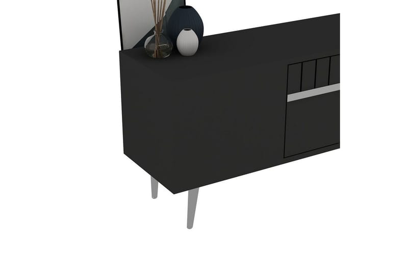 Anira TV-taso 150 cm - Antrasiitti/Hopea - Huonekalut - TV- & Mediakalusteet - Tv taso & Mediataso