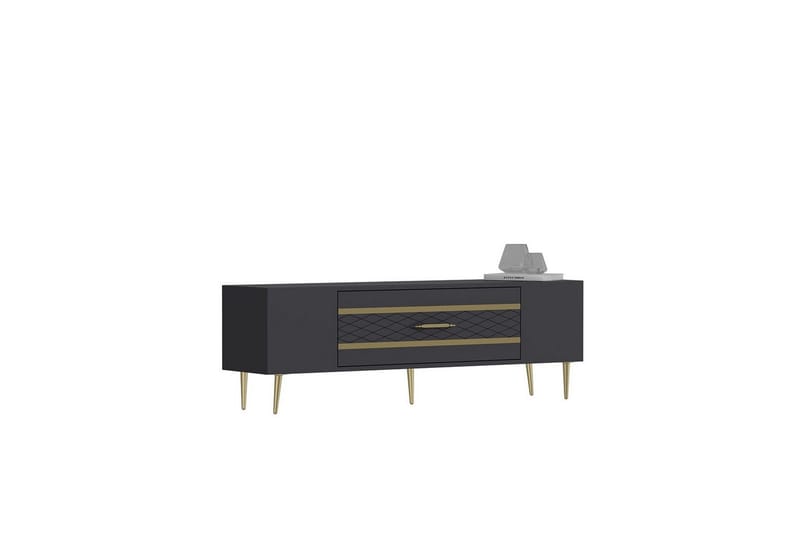 Anira TV-taso 150 cm - Antrasiitti/Keltainend - Huonekalut - TV- & Mediakalusteet - Tv taso & Mediataso