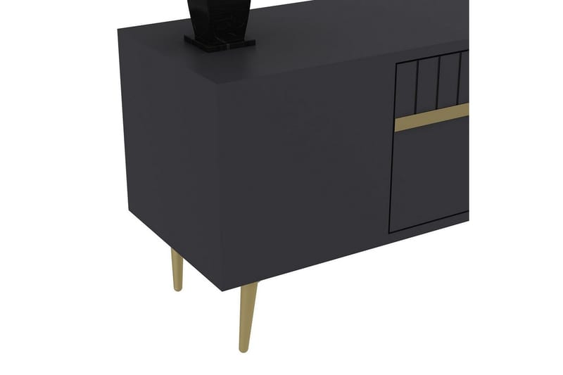 Anira TV-taso 150 cm - Antrasiitti/Keltainend - Huonekalut - TV- & Mediakalusteet - Tv taso & Mediataso