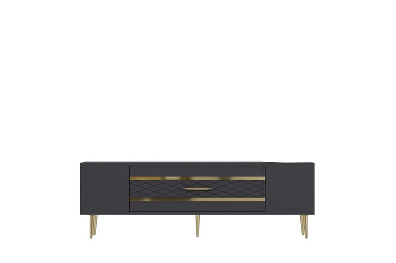 Anira TV-taso 150 cm - Antrasiitti/Keltainend - Huonekalut - TV- & Mediakalusteet - Tv taso & Mediataso