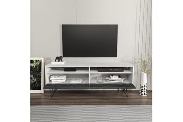 Anvor TV-taso 140 cm - Valkoinen/Musta - Huonekalut - TV- & Mediakalusteet - Tv taso & Mediataso