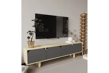 Arvo TV-taso 180x30 cm - Ruskea/Antrasiitti - Huonekalut - TV- & Mediakalusteet - Tv taso & Mediataso
