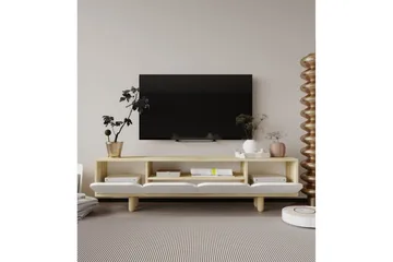 Arvo TV-taso 180x30 cm - Ruskea/Valkoinen - Huonekalut - TV- & Mediakalusteet - Tv taso & Mediataso