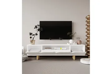 Arvo TV-taso 180x30 cm - Valkoinen - Huonekalut - TV- & Mediakalusteet - Tv taso & Mediataso