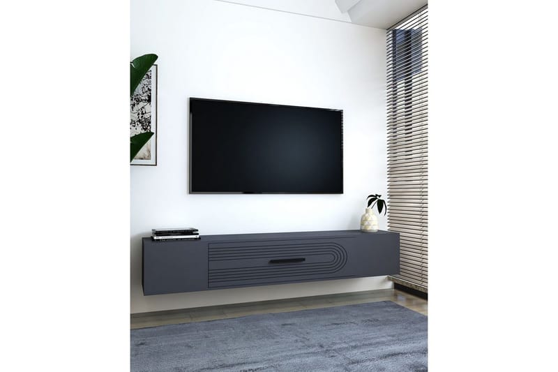 Avryn TV-taso 150 cm - Antrasiitti - Huonekalut - TV- & Mediakalusteet - Tv taso & Mediataso