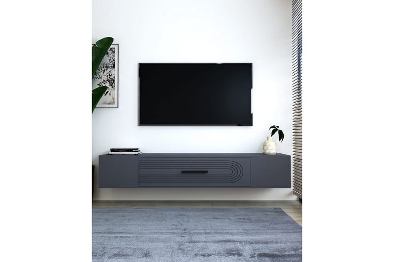 Avryn TV-taso 150 cm - Antrasiitti - Huonekalut - TV- & Mediakalusteet - Tv taso & Mediataso