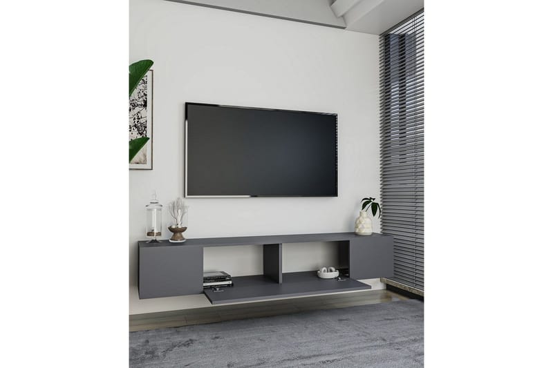 Avryn TV-taso 150 cm - Antrasiitti - Huonekalut - TV- & Mediakalusteet - Tv taso & Mediataso