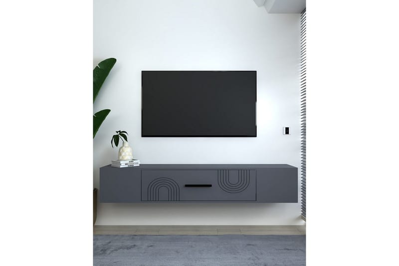Avryn TV-taso 150 cm - Antrasiitti - Huonekalut - TV- & Mediakalusteet - Tv taso & Mediataso