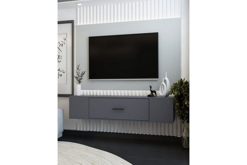 Avryn TV-taso 150 cm - Antrasiitti - Huonekalut - TV- & Mediakalusteet - Tv taso & Mediataso