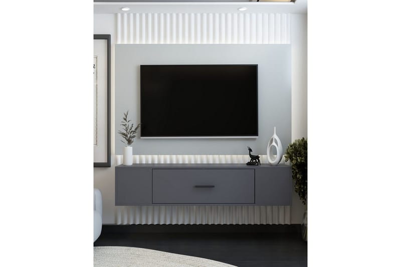 Avryn TV-taso 150 cm - Antrasiitti - Huonekalut - TV- & Mediakalusteet - Tv taso & Mediataso