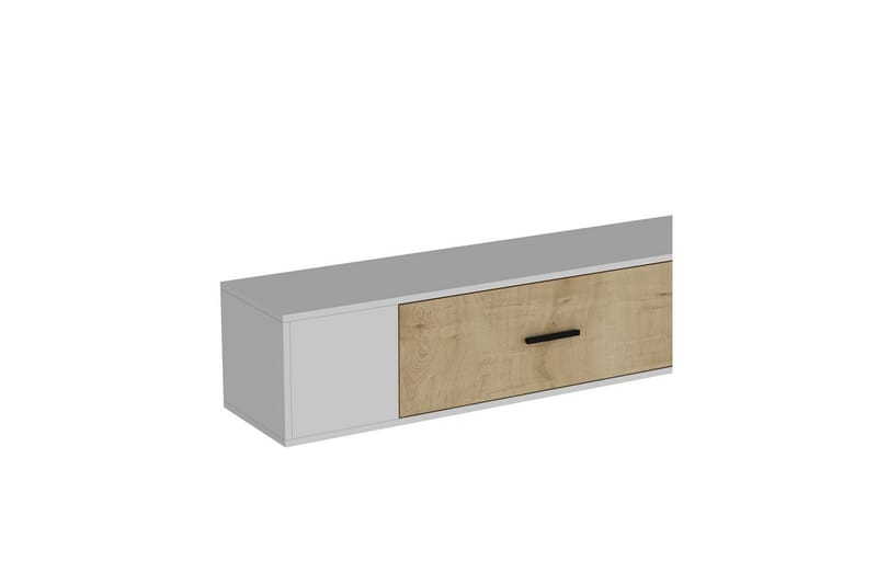 Avryn TV-taso 150 cm - Valkoinen/Tammi - Huonekalut - TV- & Mediakalusteet - Tv taso & Mediataso