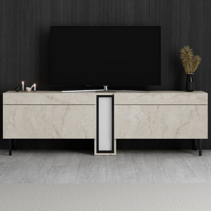 Berriaren TV-taso 180 cm - travertiini - Huonekalut - TV- & Mediakalusteet - Mediajalusta & seinäteline