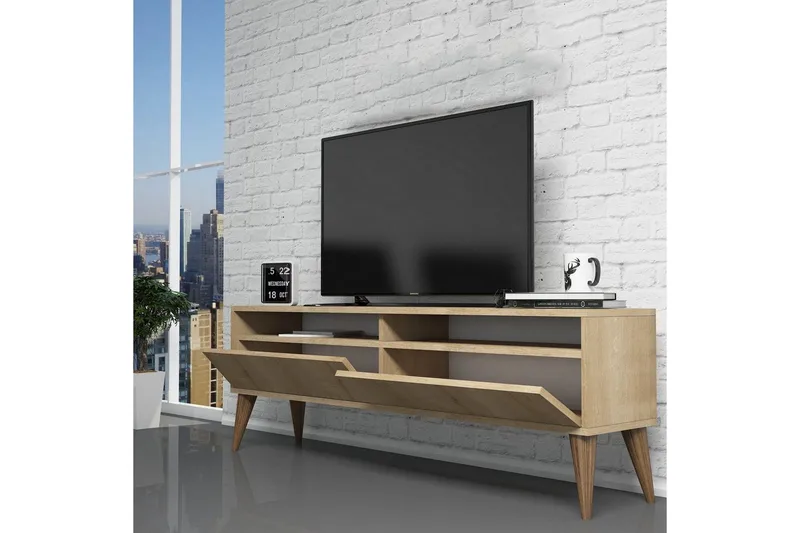 Bexheti TV-taso 150 cm - Tammi - Huonekalut - TV- & Mediakalusteet - Tv taso & Mediataso