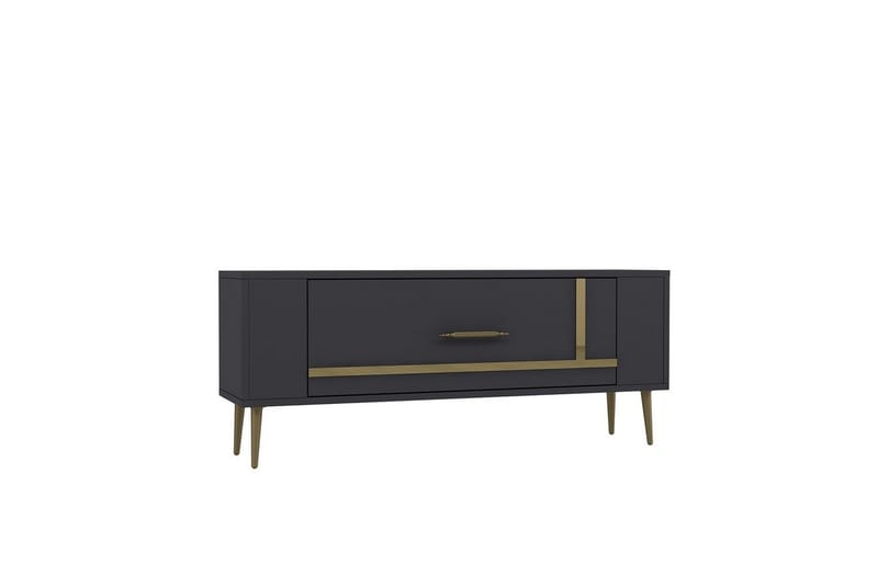 Beyra TV-taso 120 cm - Antrasiitti/Keltainend - Huonekalut - TV- & Mediakalusteet - Tv taso & Mediataso