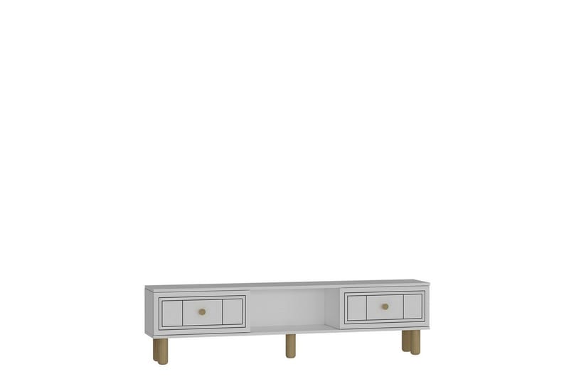 Bohem TV-taso 150x30 cm - Valkoinen - Huonekalut - TV- & Mediakalusteet - Mediajalusta & seinäteline
