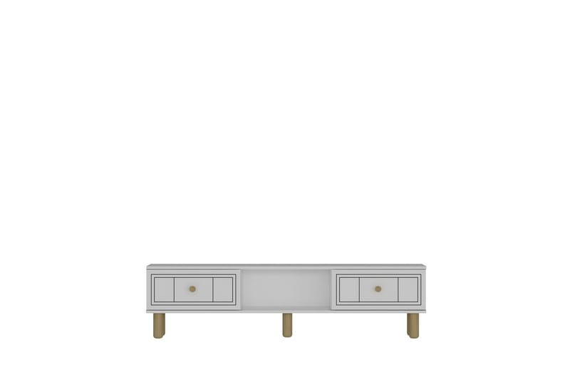 Bohem TV-taso 150x30 cm - Valkoinen - Huonekalut - TV- & Mediakalusteet - Mediajalusta & seinäteline