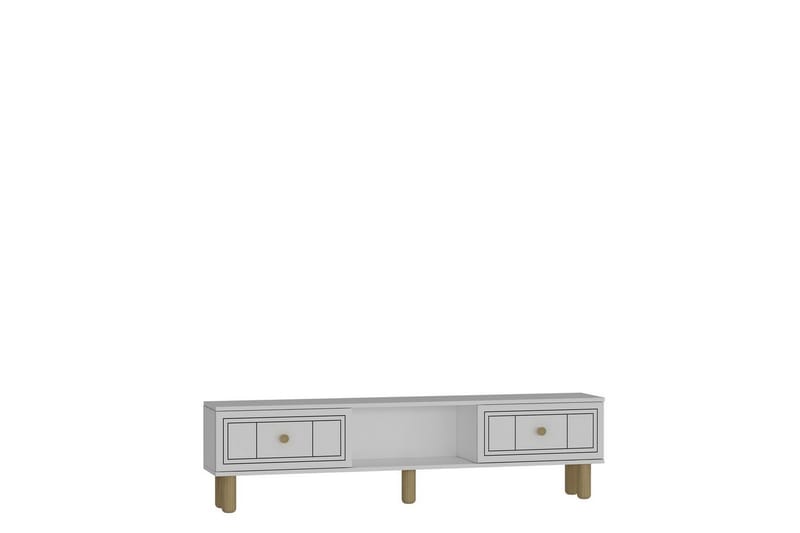 Bohem TV-taso 150x30 cm - Valkoinen - Huonekalut - TV- & Mediakalusteet - Mediajalusta & seinäteline