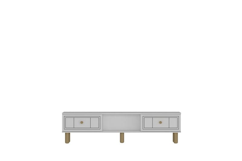 Bohem TV-taso 150x30 cm, Valkoinen