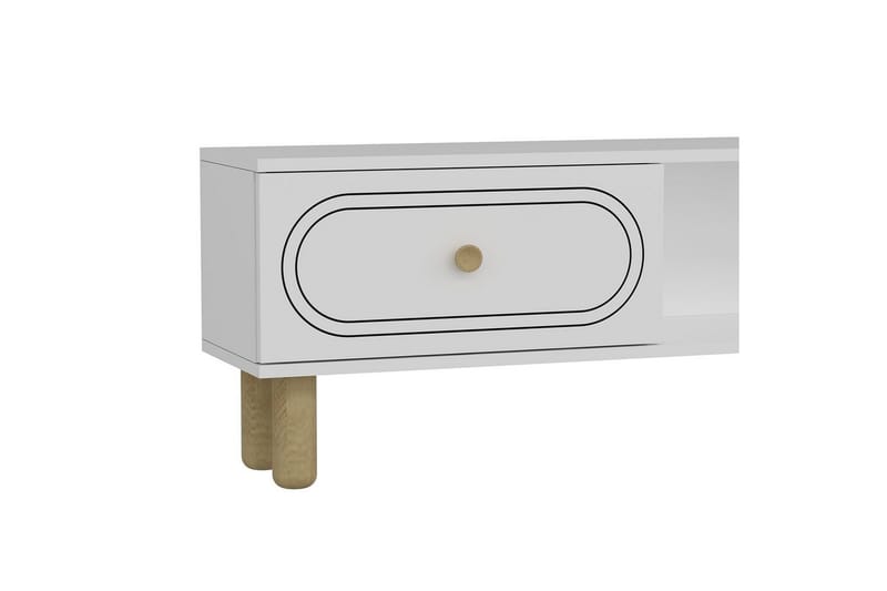 Bohem TV-taso 150x83 cm - Valkoinen - Huonekalut - TV- & Mediakalusteet - Mediajalusta & seinäteline