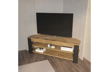 Bralyn TV-taso 120 cm - Tammi/Antrasiitti - Huonekalut - TV- & Mediakalusteet - Tv taso & Mediataso