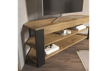 Bralyn TV-taso 120 cm - Tammi/Antrasiitti - Huonekalut - TV- & Mediakalusteet - Tv taso & Mediataso