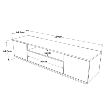 Brynnor TV-taso 180 cm - Huonekalut - TV- & Mediakalusteet - Tv taso & Mediataso