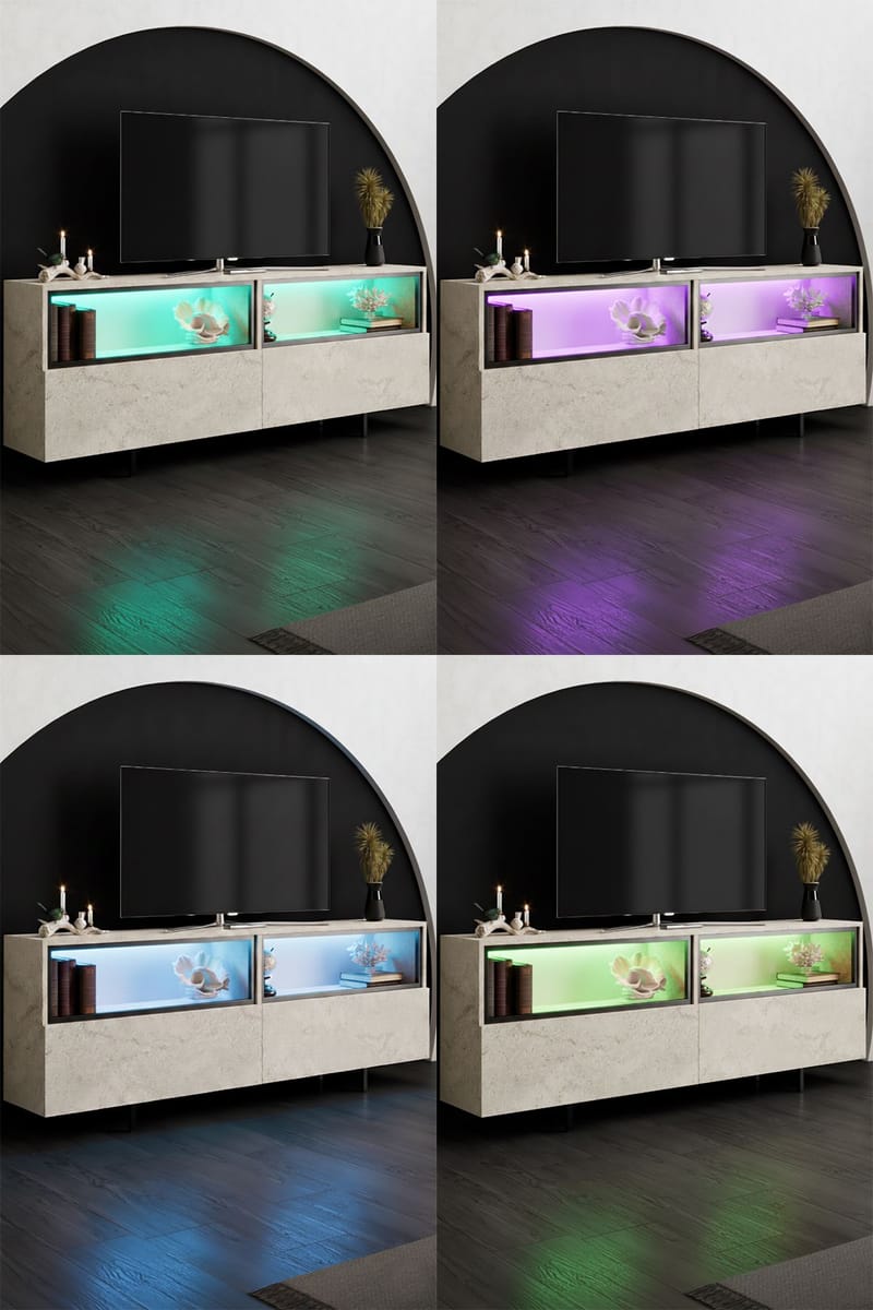 Cielieucel TV-taso 180 cm - travertiini - Huonekalut - TV- & Mediakalusteet - Mediajalusta & seinäteline