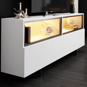 Cielieucel TV-taso 180 cm - Valkoinen - Huonekalut - TV- & Mediakalusteet - Tv taso & Mediataso