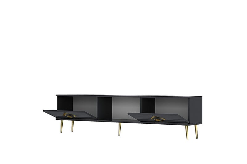 Cleryn TV-taso 150 cm - Antrasiitti/Keltainend - Huonekalut - TV- & Mediakalusteet - Tv taso & Mediataso