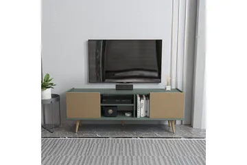 Corvo TV-taso 154,4 cm - Light Ruskea/Vihreä - Huonekalut - TV- & Mediakalusteet - Tv taso & Mediataso